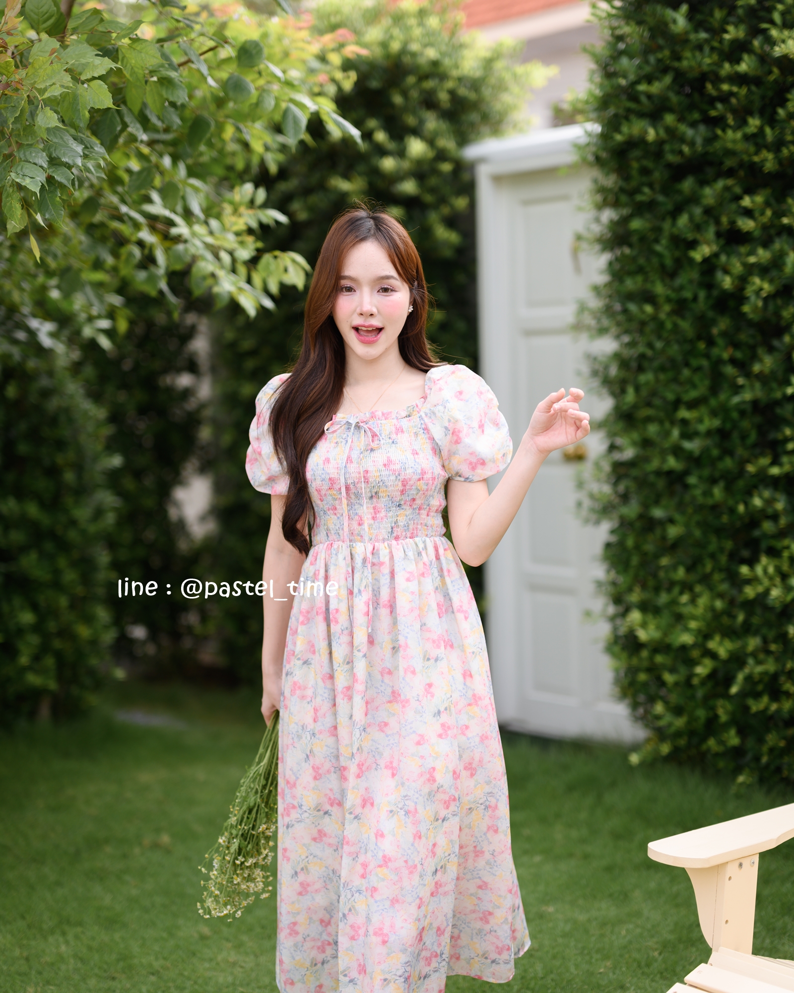 Fiore Smock Midi Dress