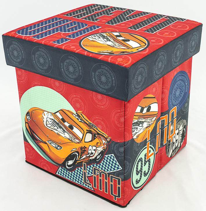 เก้าอี้กล่องเก็บของ 2in1 สตูล Cars