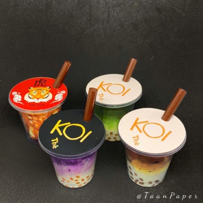 ชุดห่อเหรียญ ชานมไข่มุก