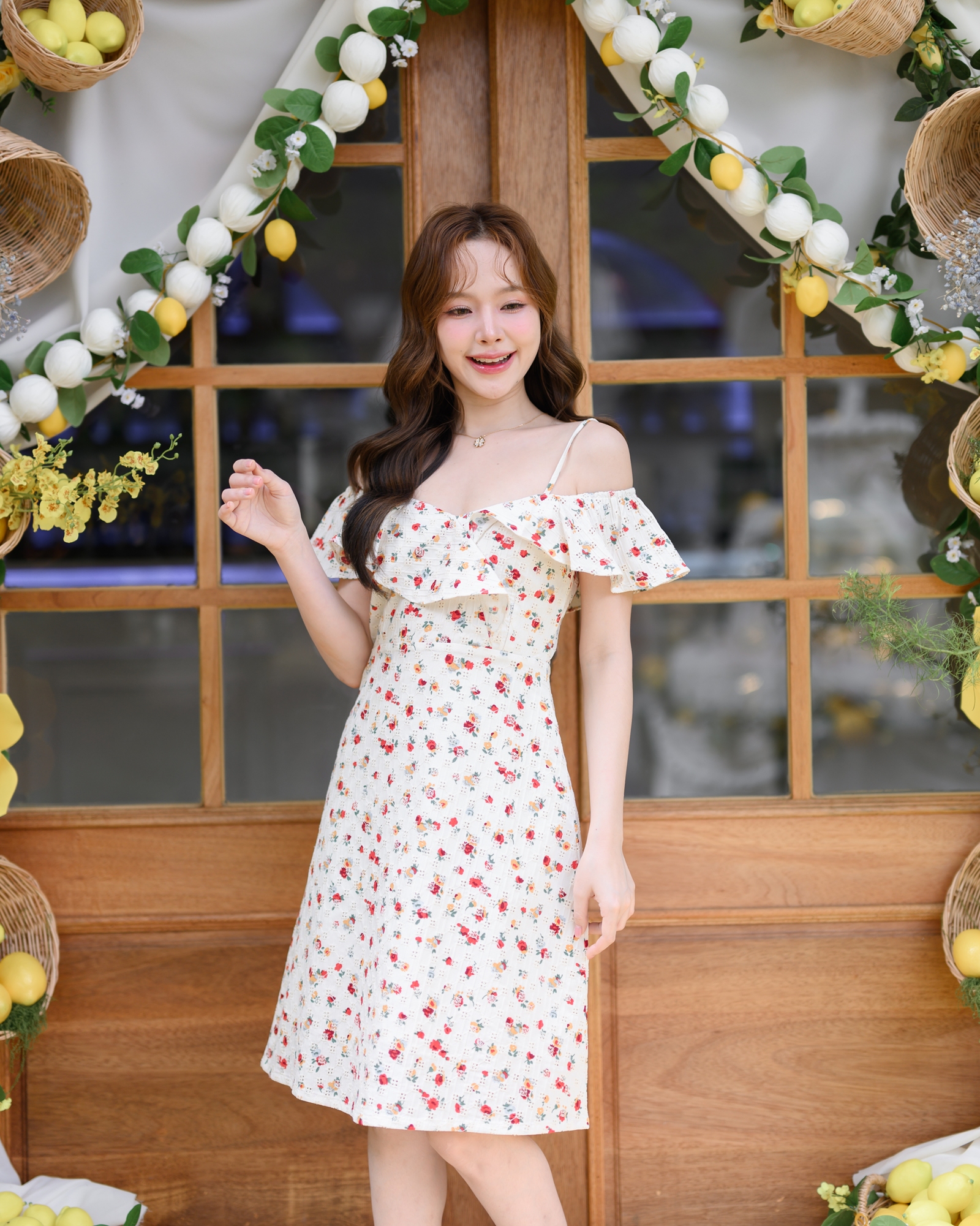 Hanano Yume Off-shoulder Dress