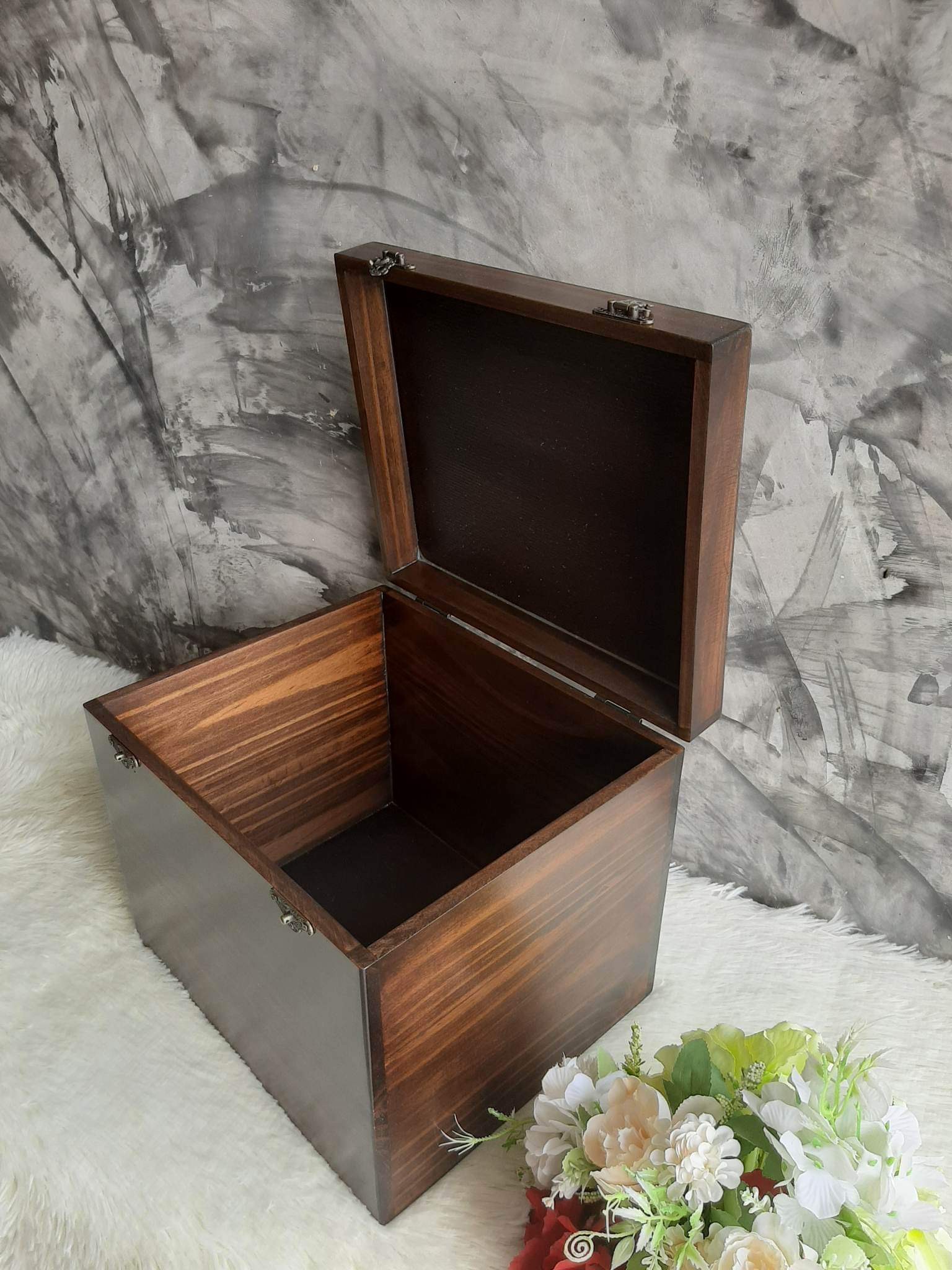 กล่องไม้สไตล์วินเทจ