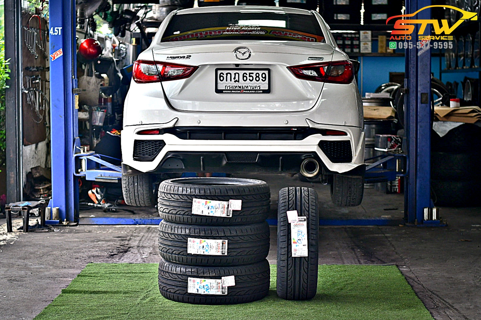 ยางใหม่ HANKOOK VENTUS V12 evo 205/45R17 88W