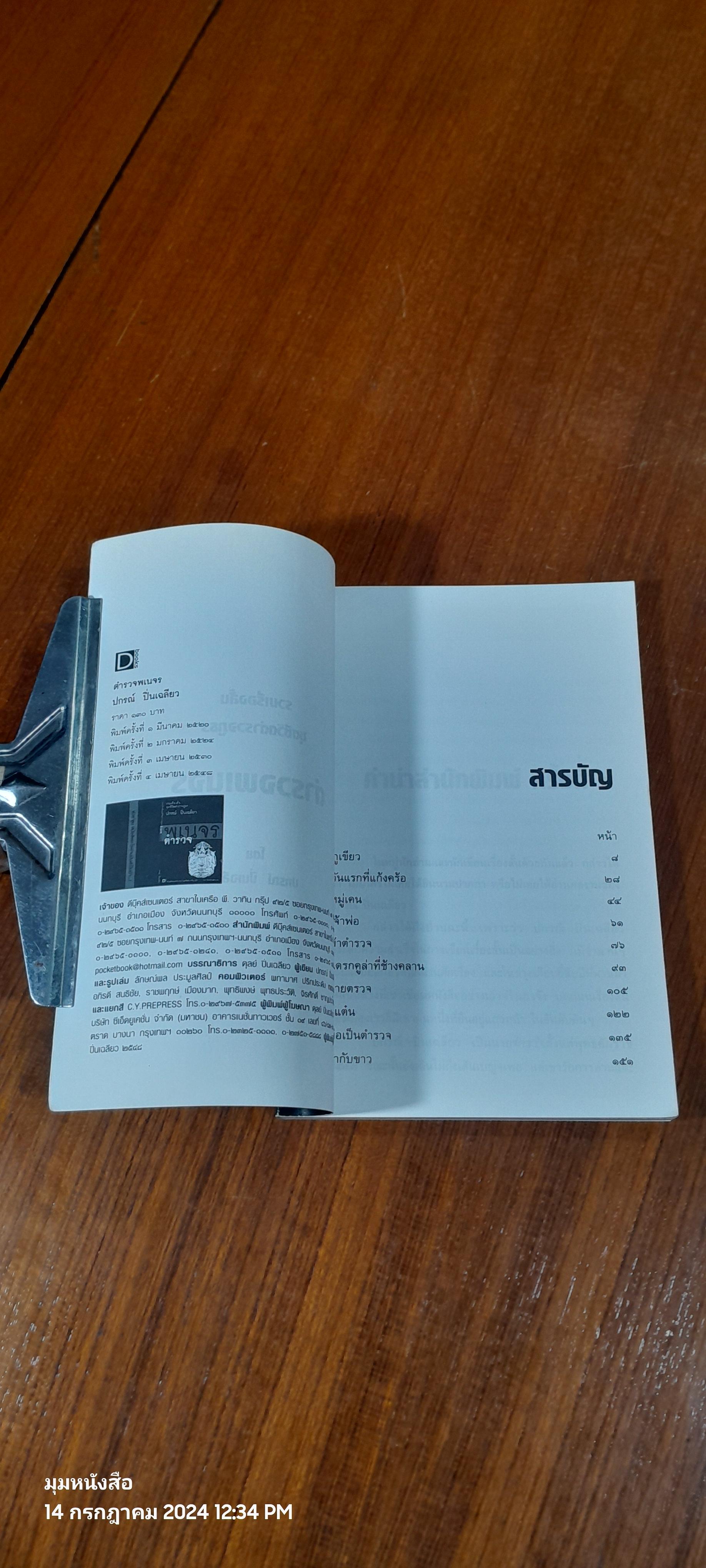 ตำรวจ พเนจร / ปกรณื ปิ่นเฉลียว