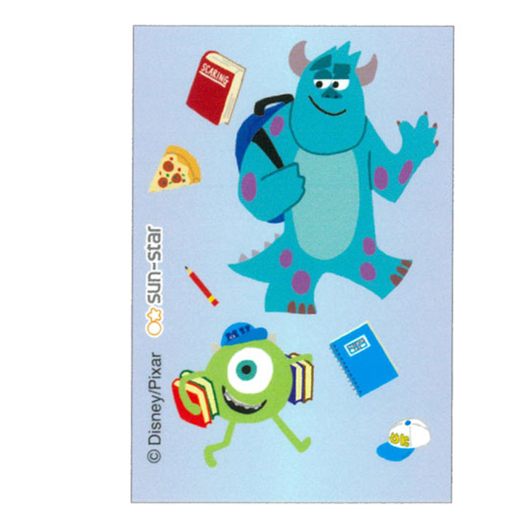 ดินสอกดเขย่าไส้ Dr.Grip PlayBorder ลาย Monster Inc. สีฟ้าขาว ตรงที่จับสามารถถอดสลับสีกันได้