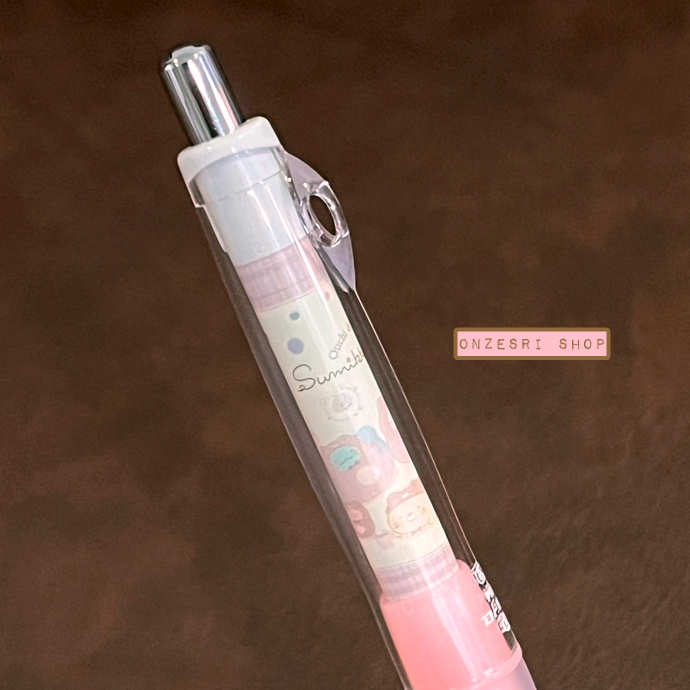 ดินสอกดเขย่าไส้ Dr.Grip PlayBorder ลาย Sumikko Gurashi Ouchi de Kuma Cafe หัว 0.5 ตรงที่จับสามารถถอดสลับสีกันได้