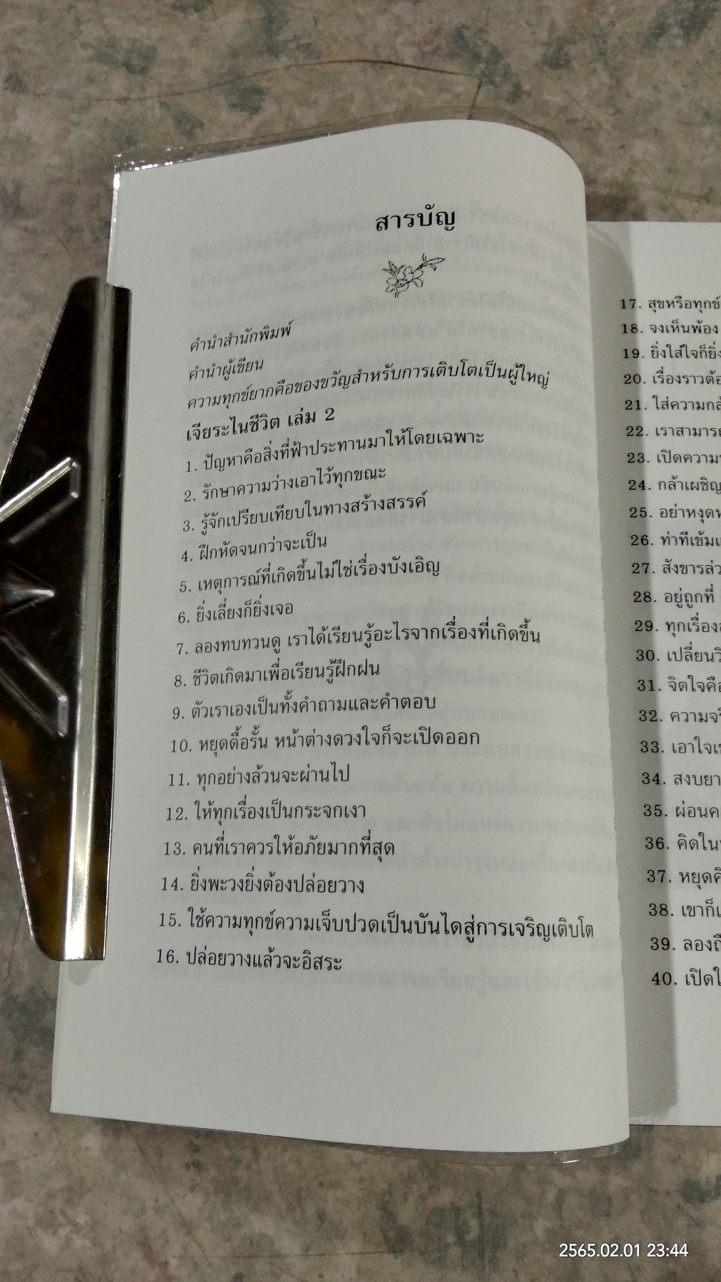 เจียระไนชีวิต เล่ม 2 / ธีรลักษณ์ ธาวนพงษ์
