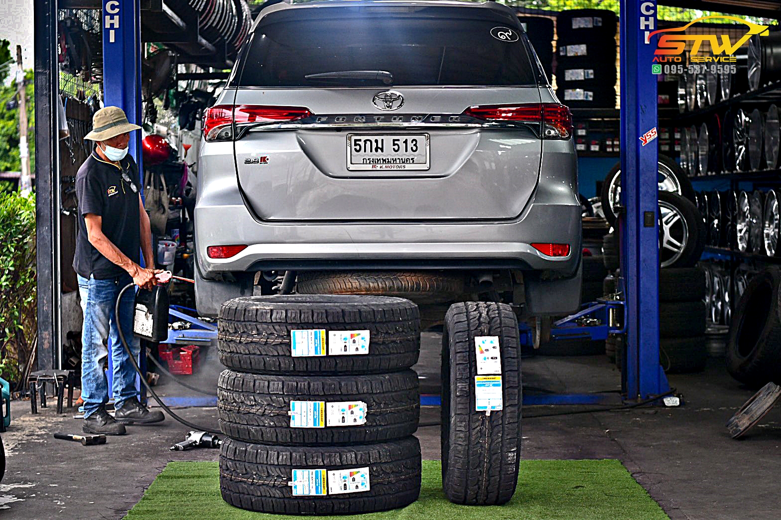 ยางใหม่ DUNLOP GRANDTREK AT5 265/60R18 110H