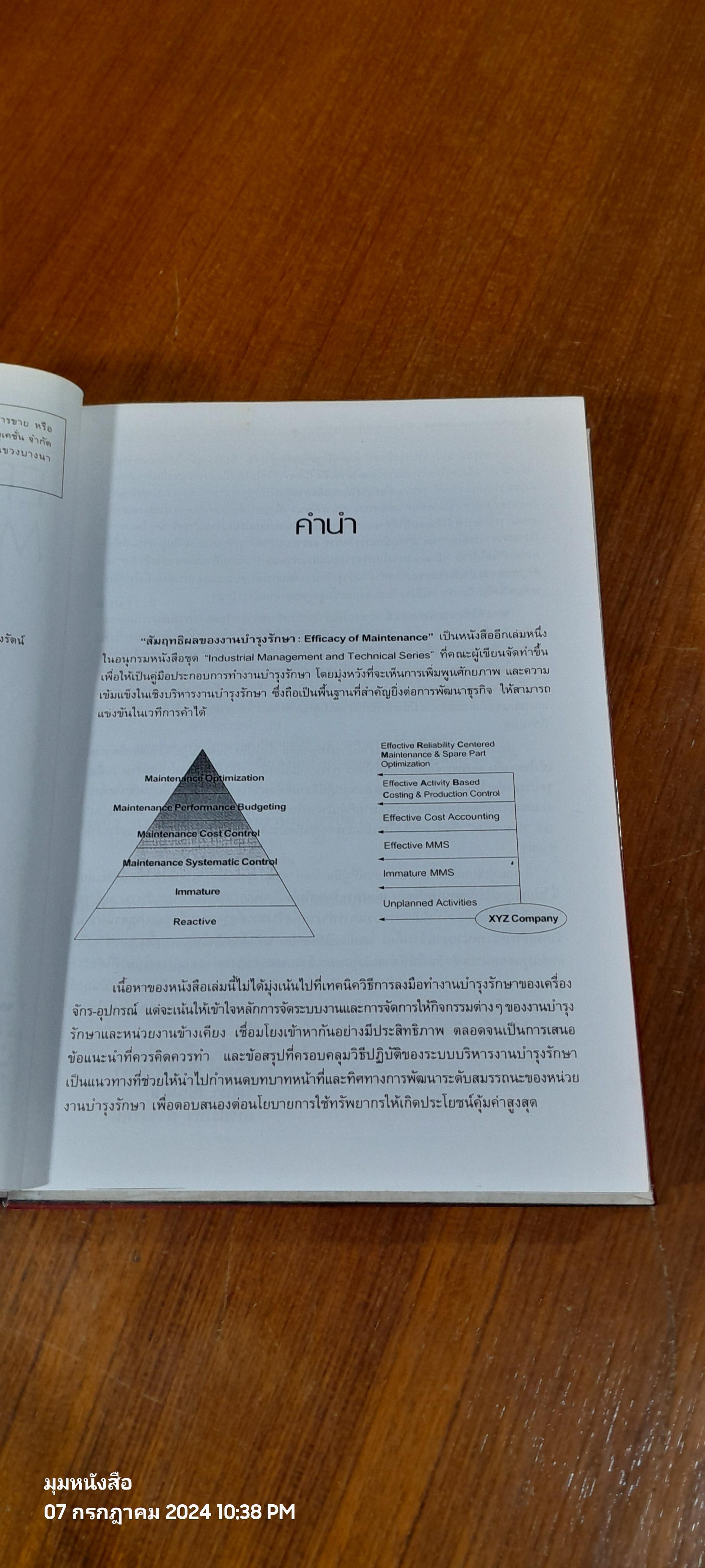 สัมฤทธิผลของงานบำรุงรักษา / สุพัฒน์ เซียศิริวัฒนา