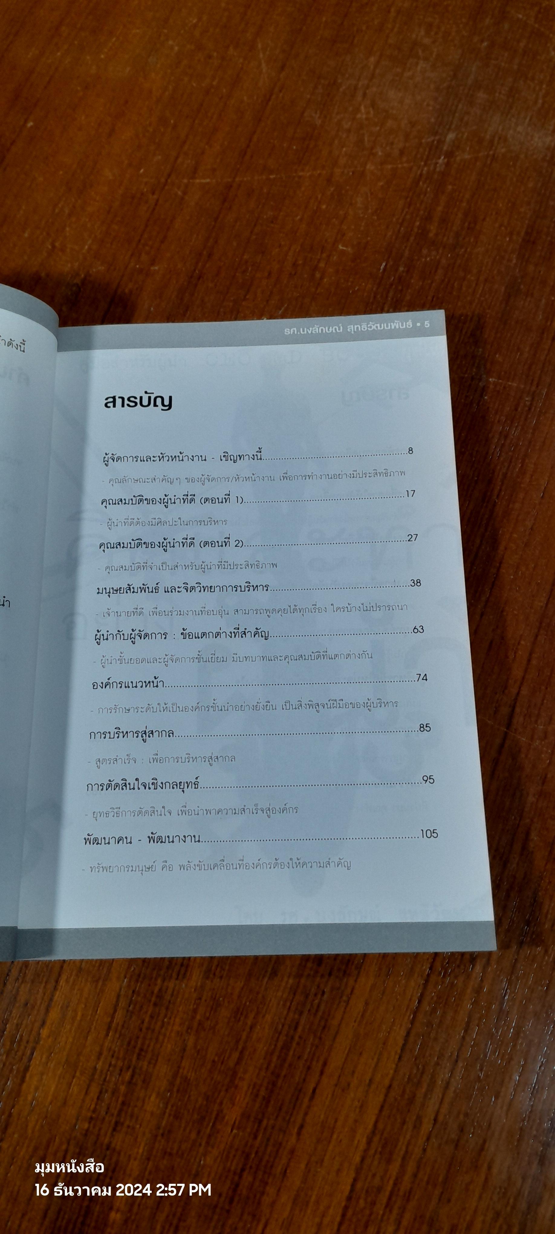 คิดและทำอย่างผู้นำ / รศ.นงลักษณ์ สุทธิวัฒนพันธ์