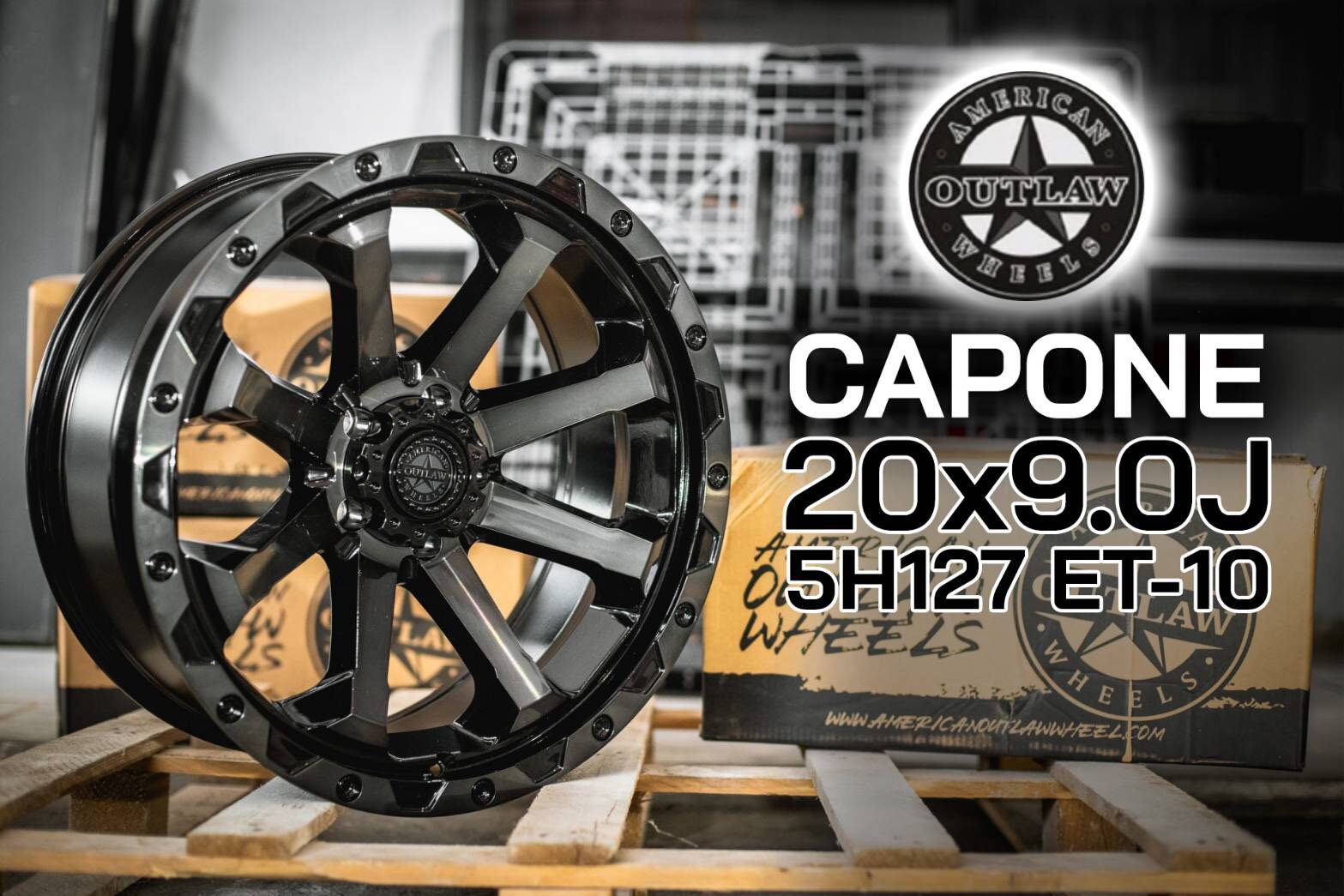 ล้อแท้ออฟโรด สไตล์ AMERICAN CAPONE ขอบ20นิ้ว