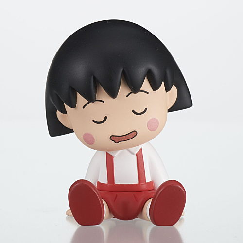 โมเดล Katazun Fig. Chibi Maruko Chan เป็นแบบนั่งหลับ ตัวใหญ่ ตั้งได้ ขนาด 5 ซม. มี 3 แบบให้เลือก