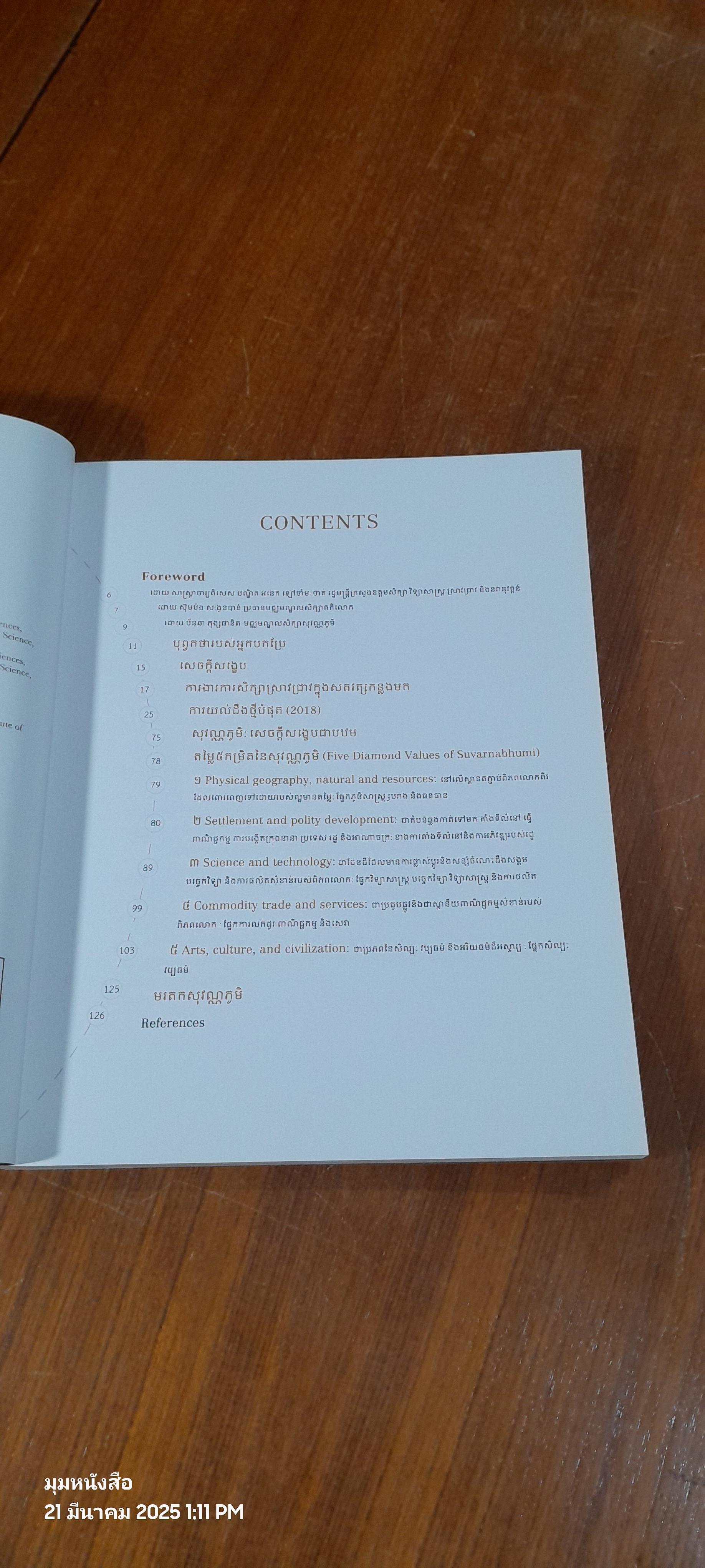 SUVARNABHUMI : THE GOLDEN LAND [Khmer Language] / Bunchar Pongpanich