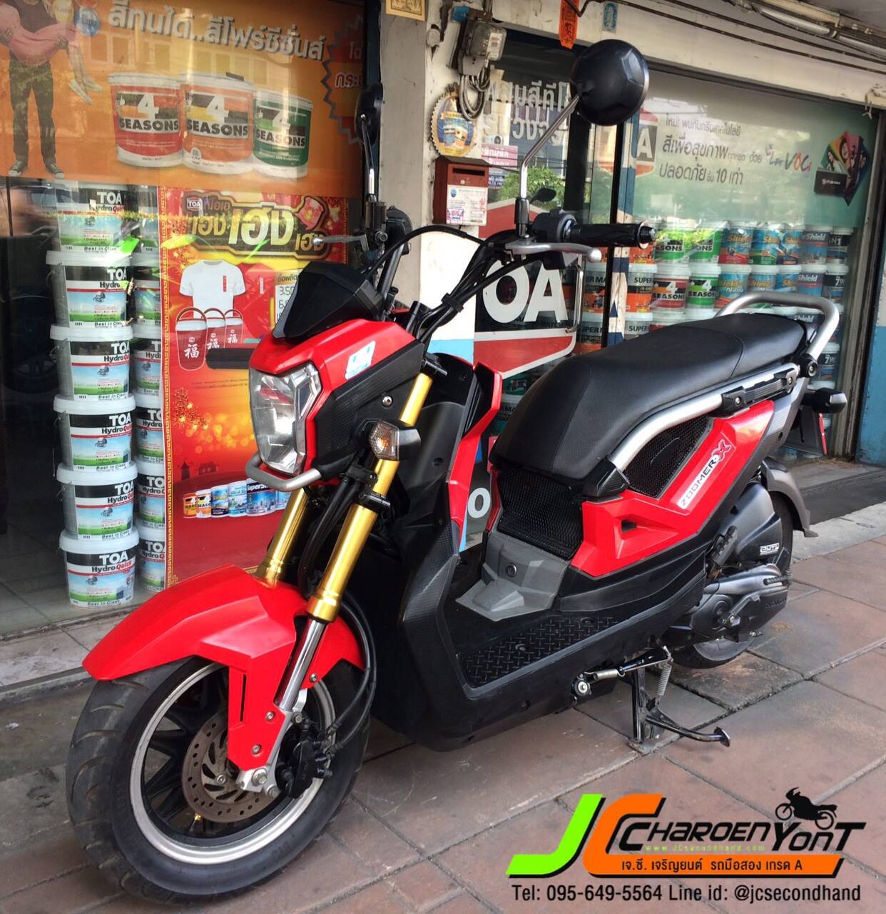 "รถบ้านแท้มือเดียว สาย Automatic" กับ HONDA ZOOMER-X ไมล์ Digital จดทะเบียนปลายปี58