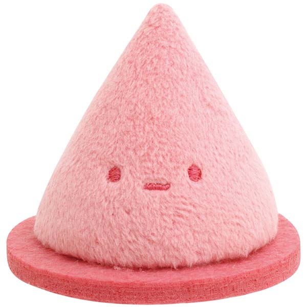 ตุ๊กตา Sumikko Gurashi - Sumikkomono ตัวเล็ก ไซส์ SS แบบกรวยสีชมพู & ไม้ ขนาด 5.5 x 5.5 x 5.5 ซม.