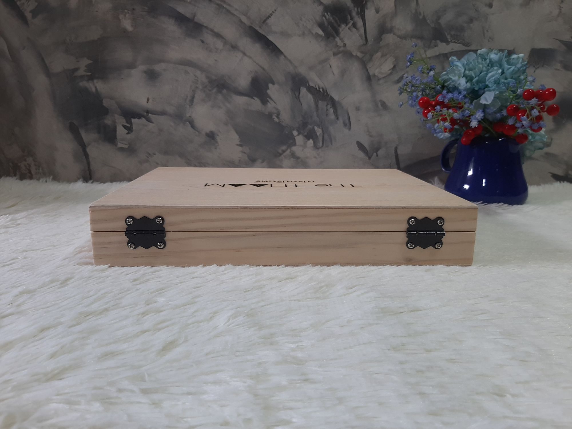 กล่องไม้แบบฝาล็อค