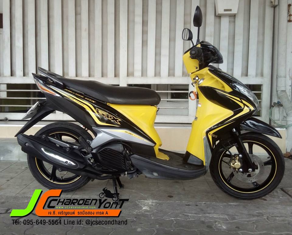YAMAHA MIO 125 GTX ตัวรถจดทะเบียนปี 54 เป็นรถบ้านมือเดียว ใช้งานน้อย กุญแจแท้ 2ดอก ล้อแม็กแท้ติดรถมา เครื่องดีเดิมจัดๆ