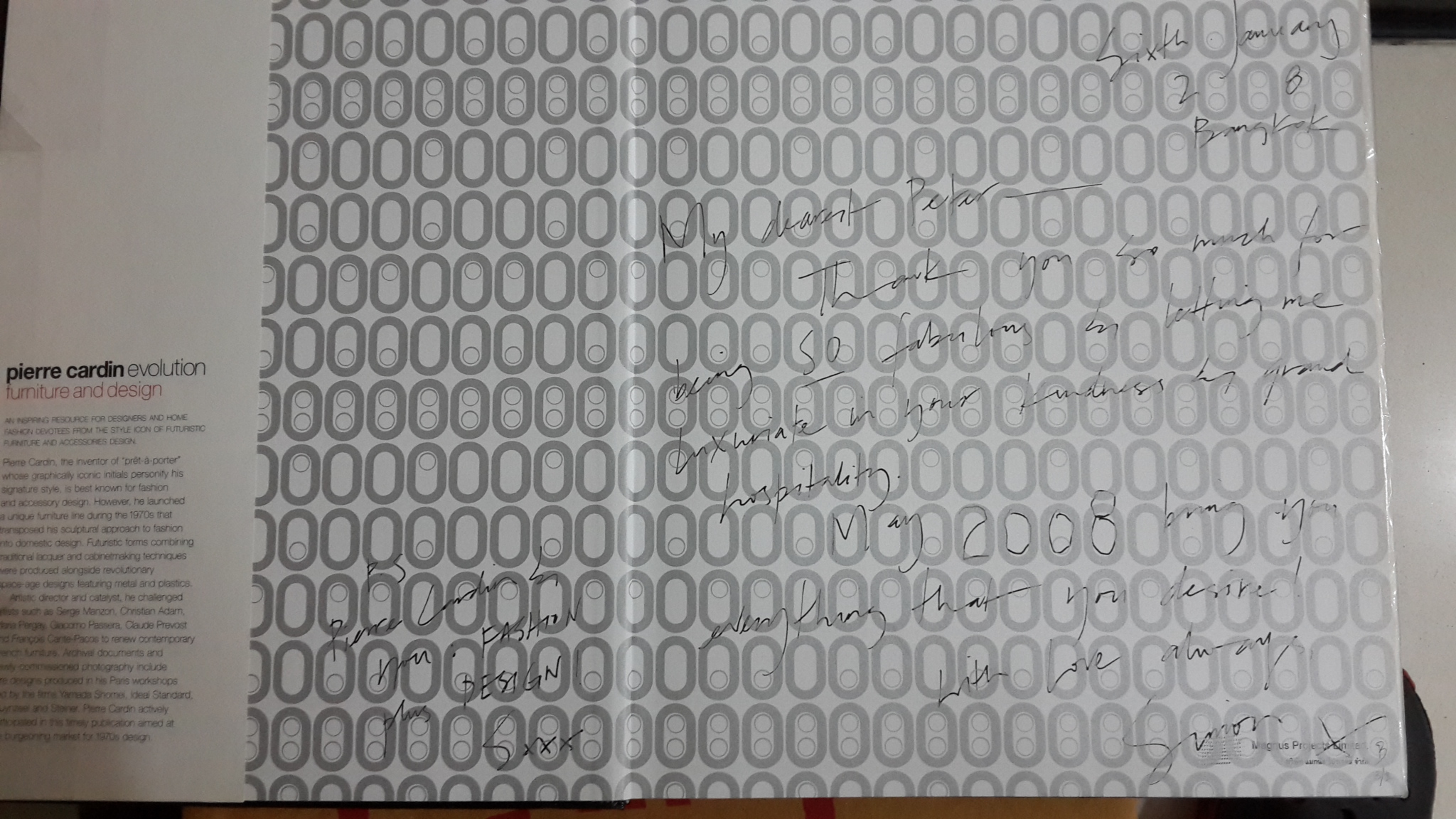 pierre cardin evolution furniture and design / Benjamin Loyaute (ปกแข็ง)