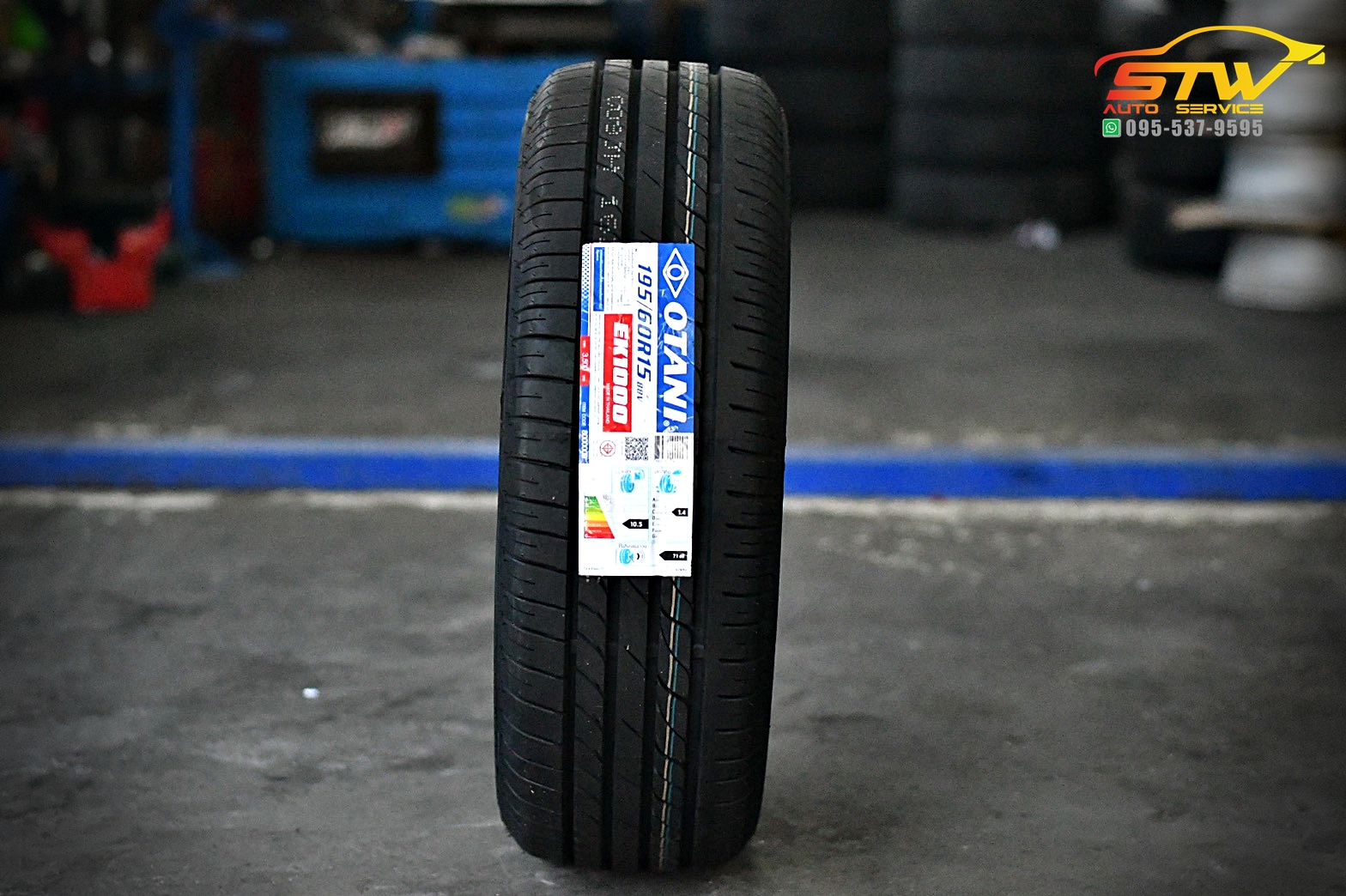 ยางใหม่ คุณภาพเกินราคา OTANI EK1000 Size 195/60R15 88V