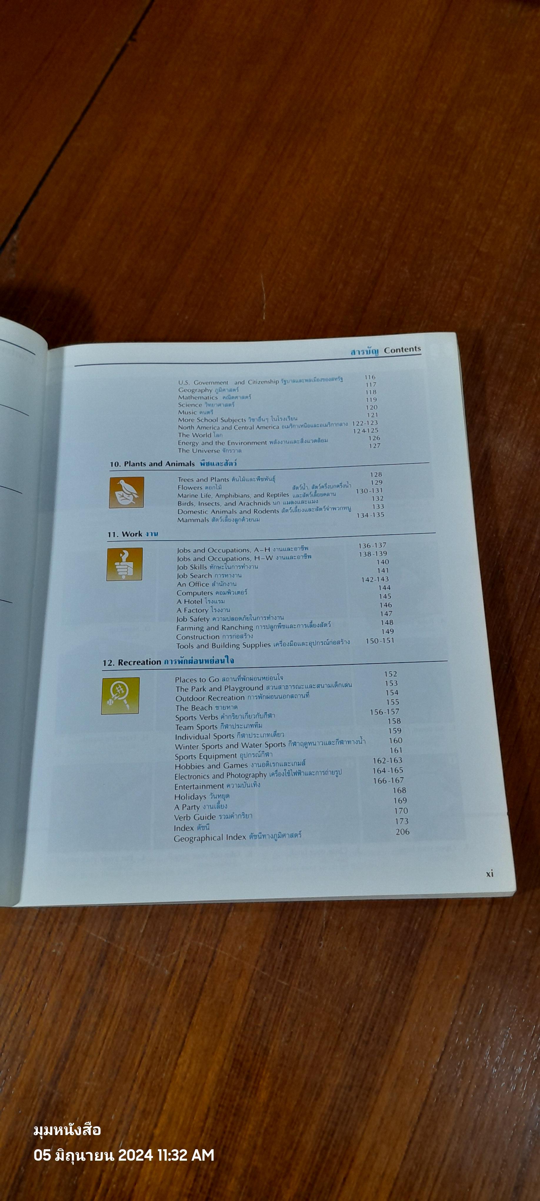 The Oxford Picture Dictionary ENGLISH / THAI