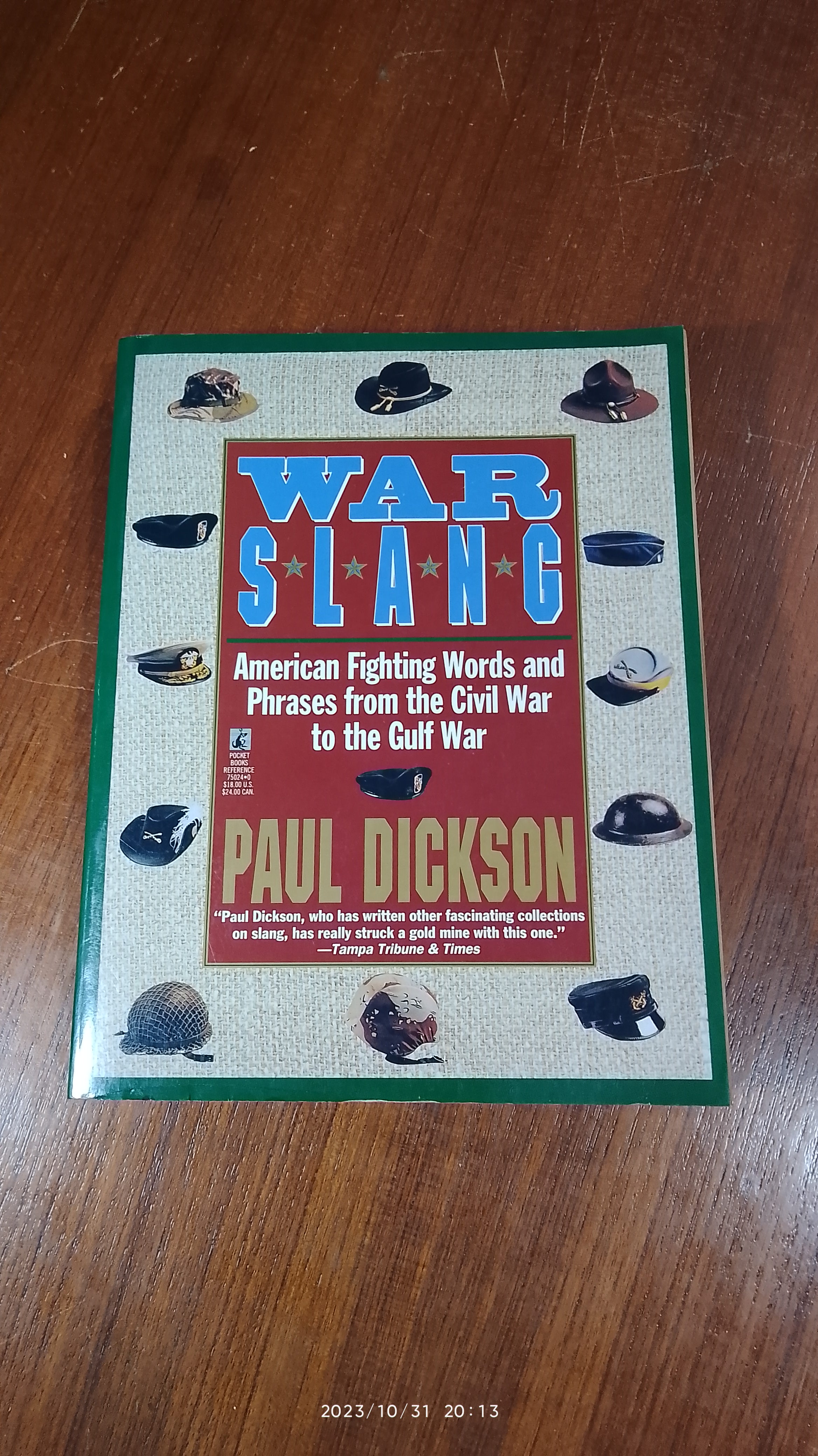 WAR SLANG / PAUL DICKSON