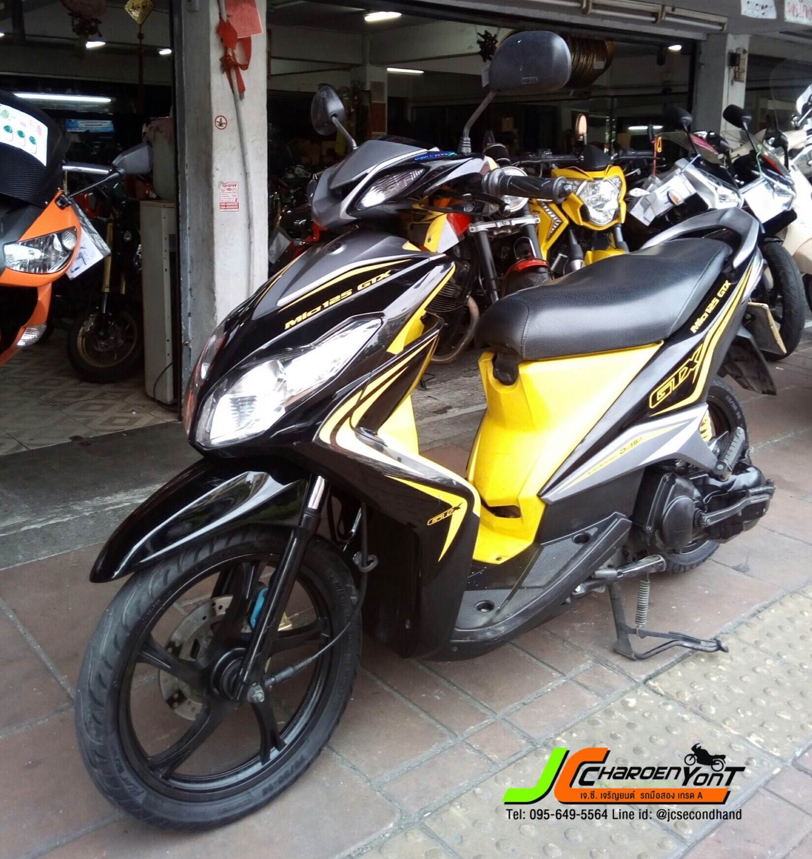 "มีความเป็นรถบ้านสภาพดีพร้อมใช้งาน " YAMAHA MIO 125GTX จดทะเบียนปี54 ดูแวบเดียวก็รู้เลยว่ารถบ้านขนานแท้ รุ่นท๊อปล้อแม็กตรงรุ่น เครื่องดีเงียบ เดิมจัดๆ สตาร์ทติดง่ายไม่เกเร ชุดสีเดิมแท้ติดรถทั้งคัน มีรอยบ้างตามการใช้งานจ้า