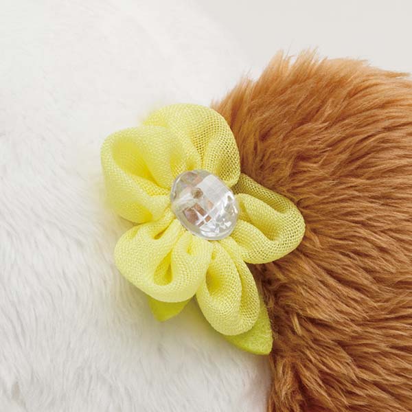 ตุ๊กตา Rilakkuma: Swan and Gold Flower แบบ Chairoikoguma ขนาด 17 x 13 x 10 ซม.