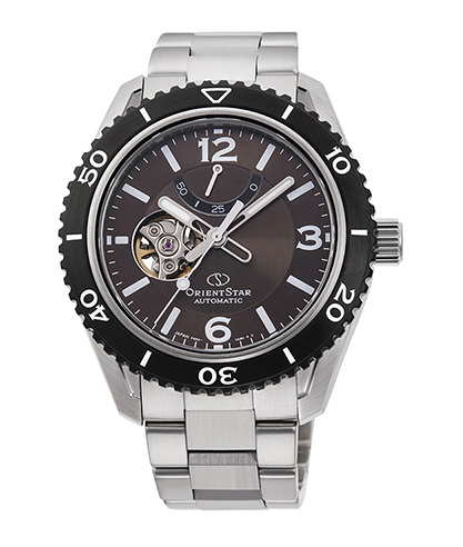 Orient Star Sport Automatic Semi-Skeleton RE-AT0102Y (น้ำตาล สายสแตนเลส)