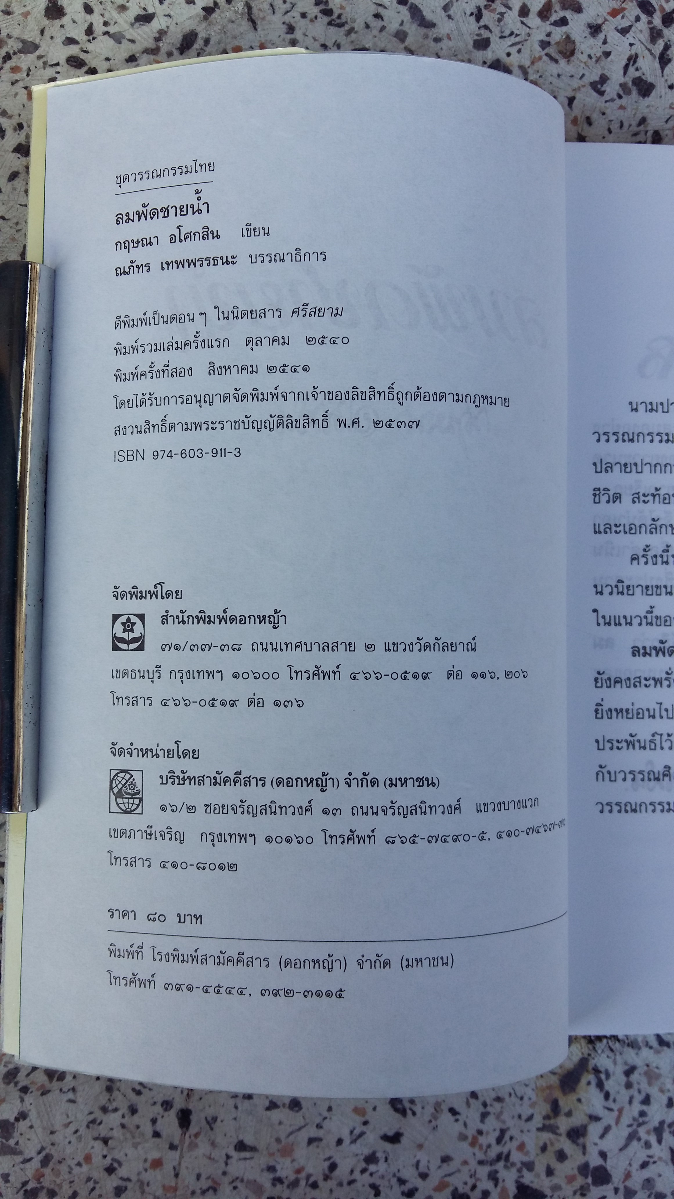 ลมพัดชายน้ำ / ณษณา