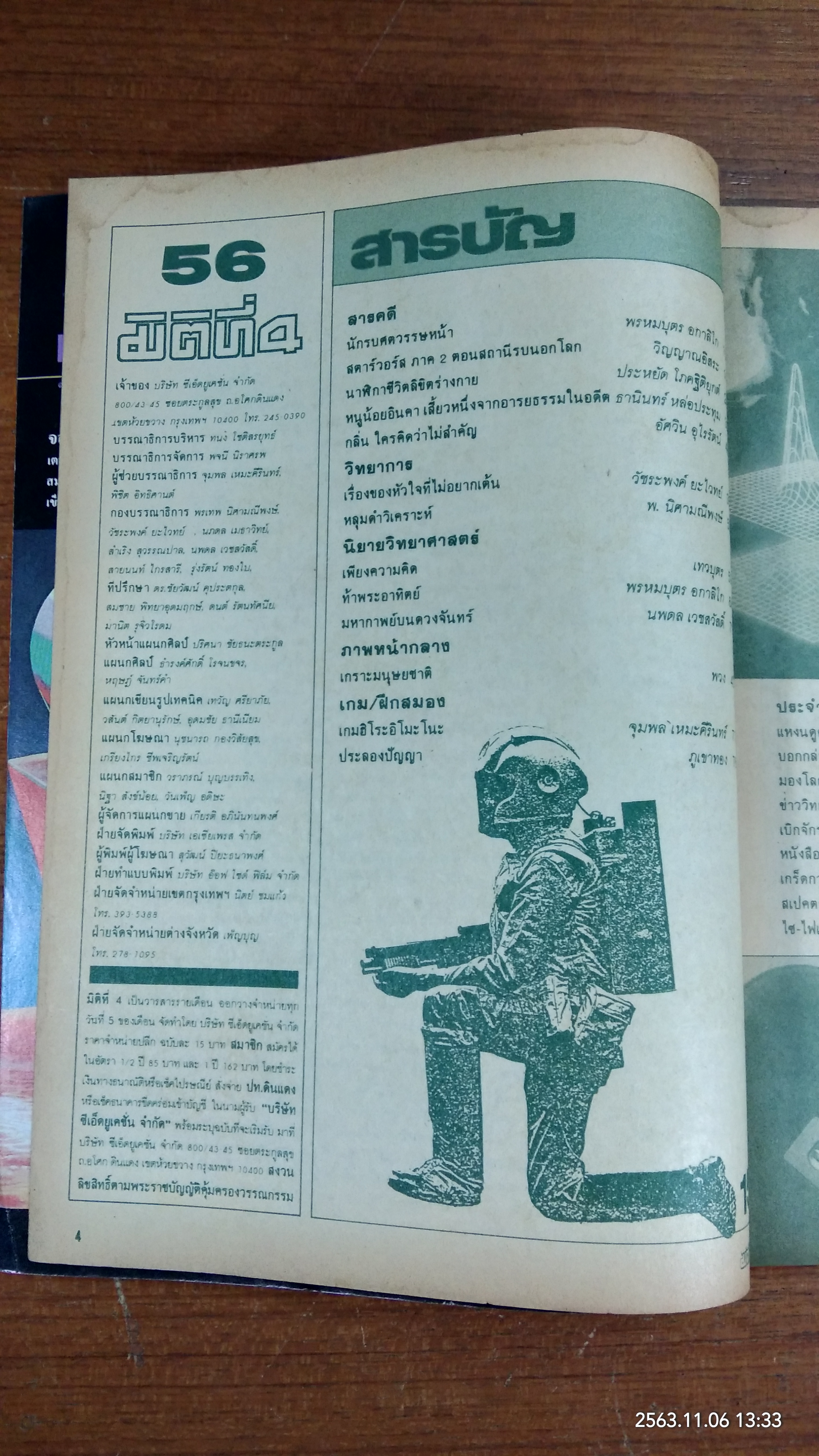 มิติที่ 4 : ฉบับที่ 56