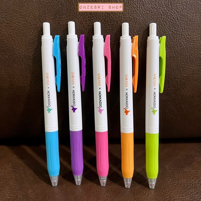 ปากกา Zebra Sarasa Clip x Hokkaido (Limited) หัว 0.5 หมึกสีดำ มี 5 ลายให้เลือก