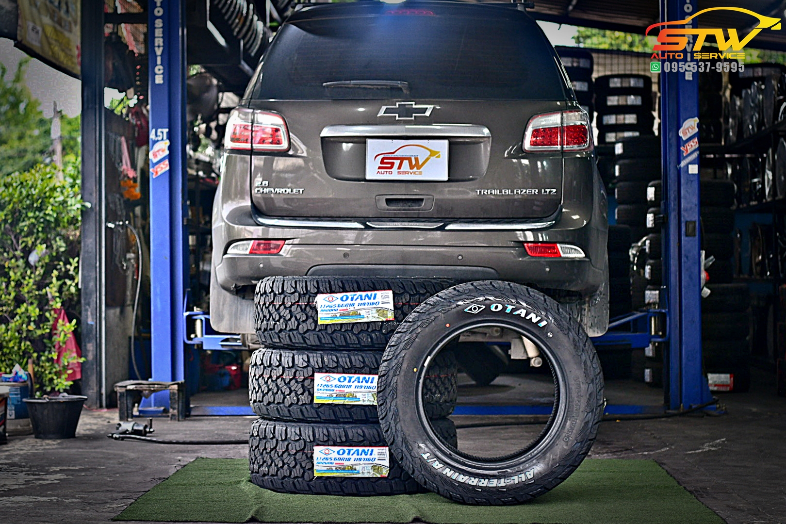 เปลี่ยนยาง Chevrolet Trailblazer OTANI ALL-Terrain A/T SA2000 265/60R18 119/116Q