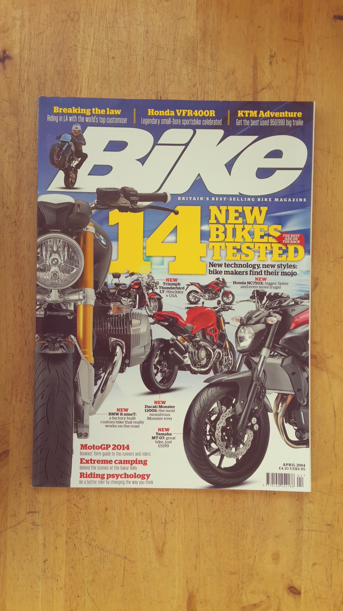 BIKE : APRIL 2014