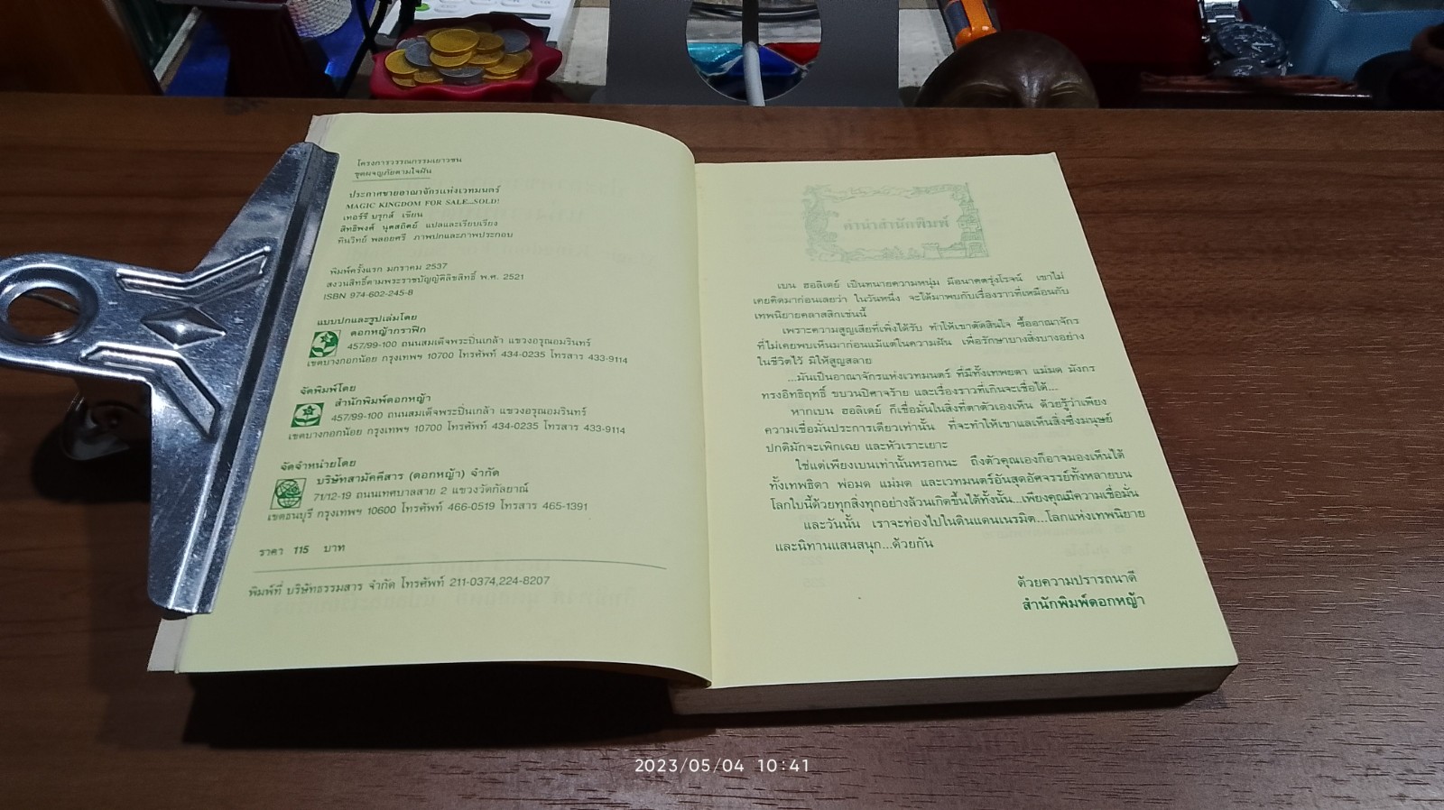 ประกาศขายอาณาจักรแห่งเวทมนตร์ / เทอร์รี บรุกส์