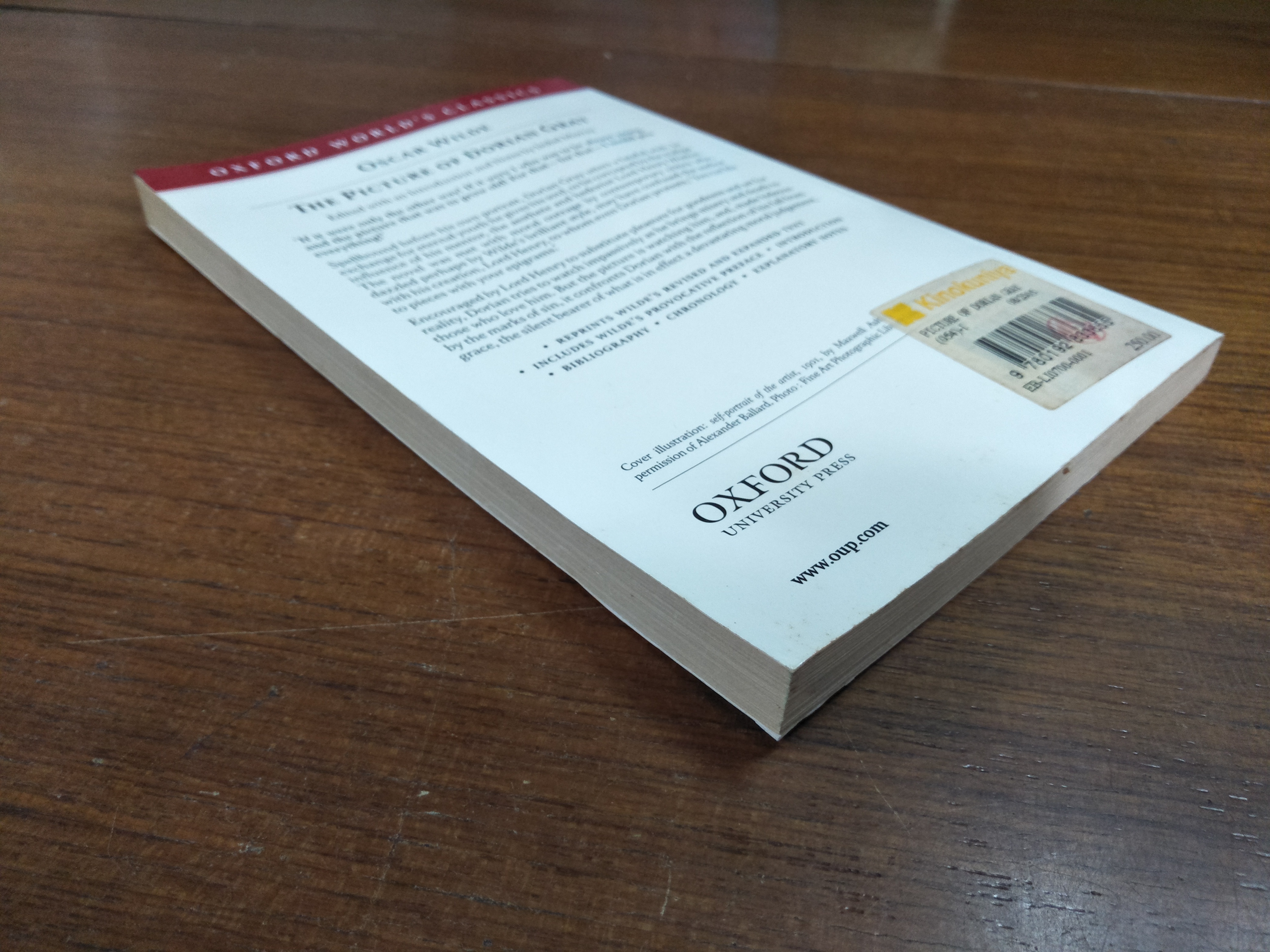 OSCAR WILDE THE PICTURE OF DORIAN GRAR / OXFORD