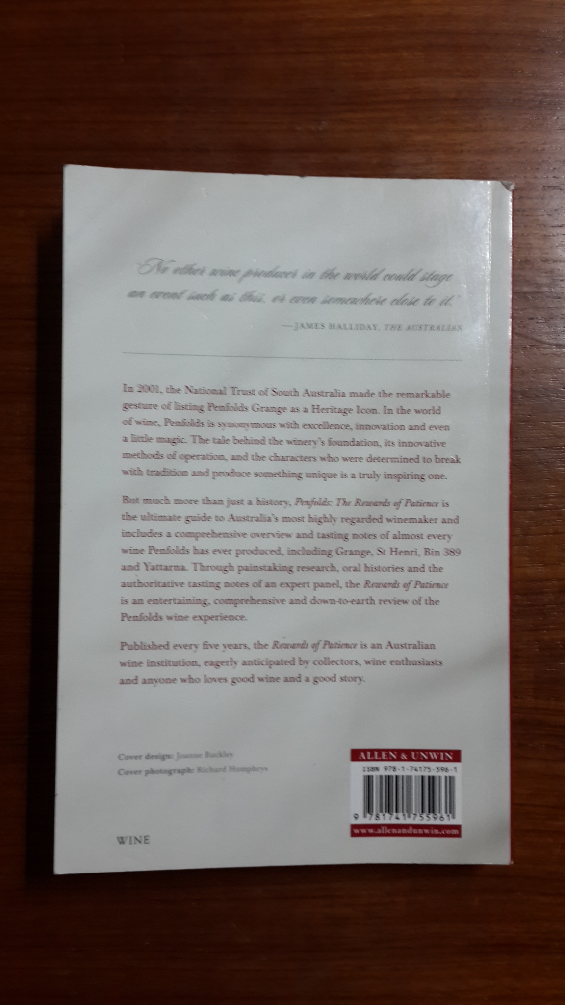 Penfolds : the rewards of patience / Andrew Caillard