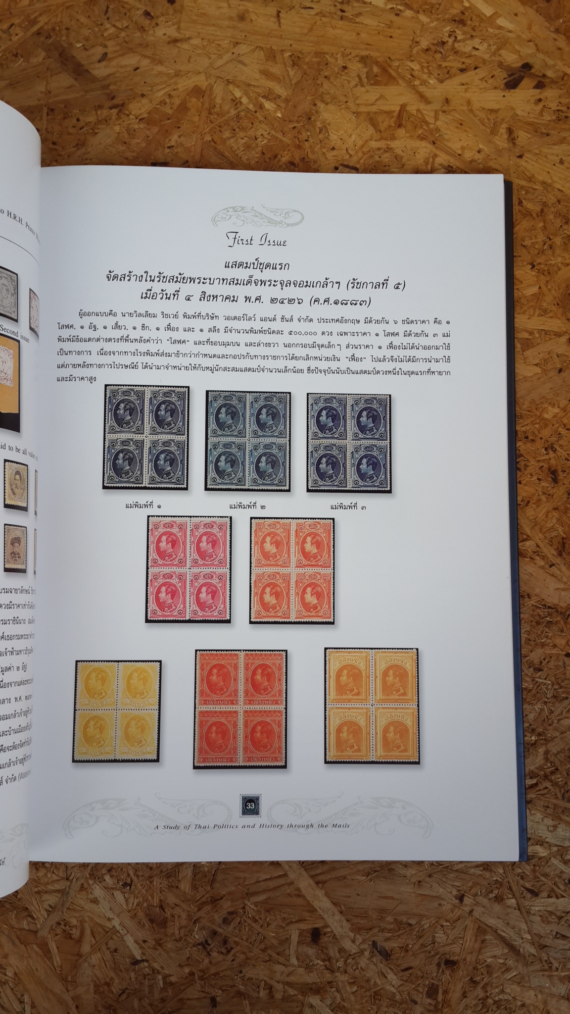 หลักฐานประวัติศาสตร์การเมืองการปกครองไทยจากการศึกษาการไปรษณ๊ย์ / อาณัฐชัย รัตตกุล