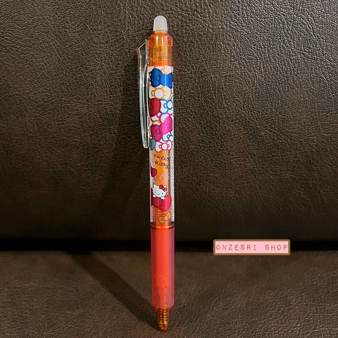 ปากกาลบได้ Pilot Frixion หัว 0.5 ลาย Hello Kitty (Ribbons) หมึกสีส้ม