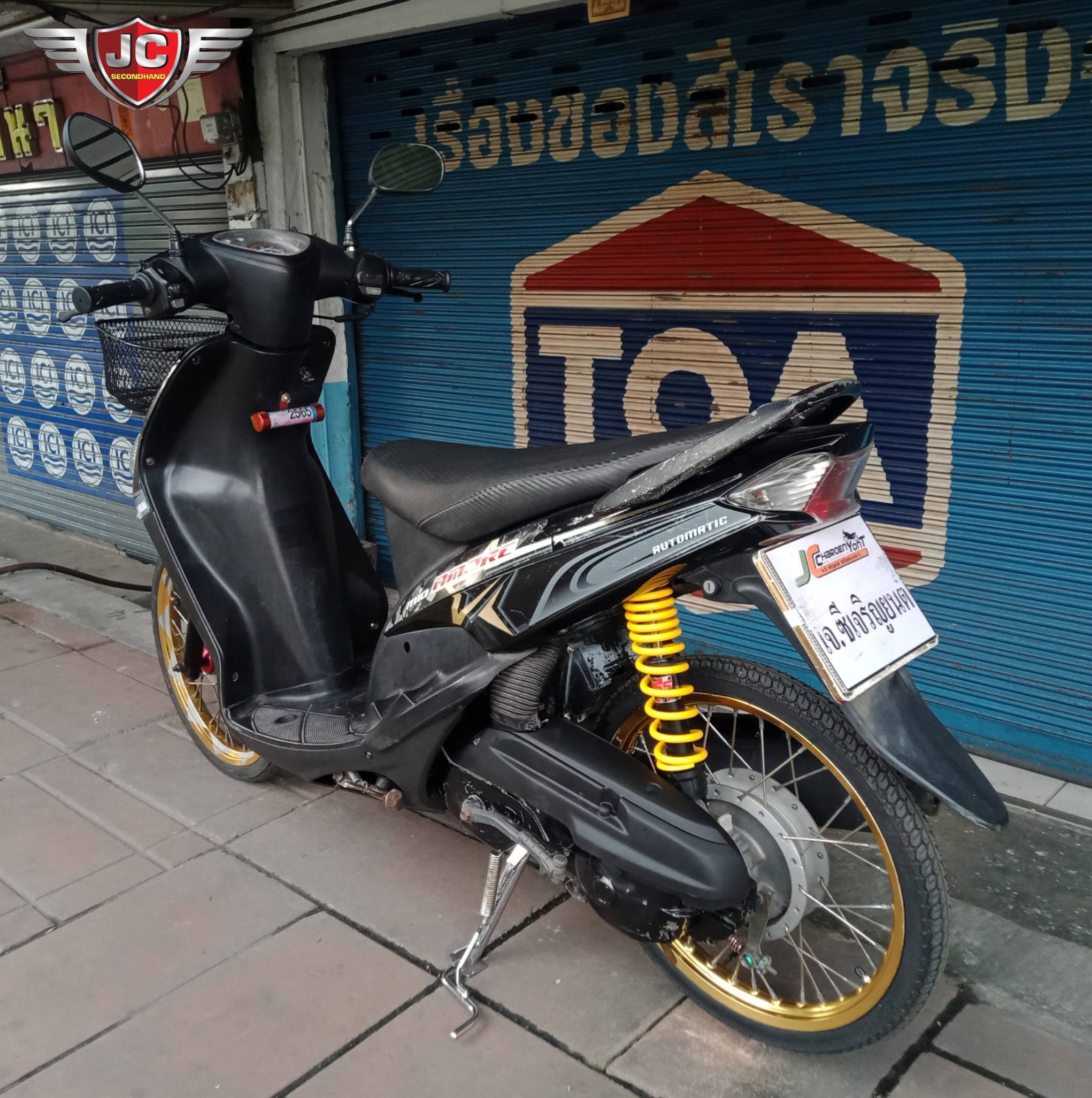'รถบ้านเข้ามาใหม่ค่ะ หายไปนาน'' YAMAHA MIO115~ตัวเก่า จดทะเบียนปี48 สภาพดูรู้เลยว่ารถบ้านแท้ๆ ขี่ดี สีเดิมตรงเล่ม