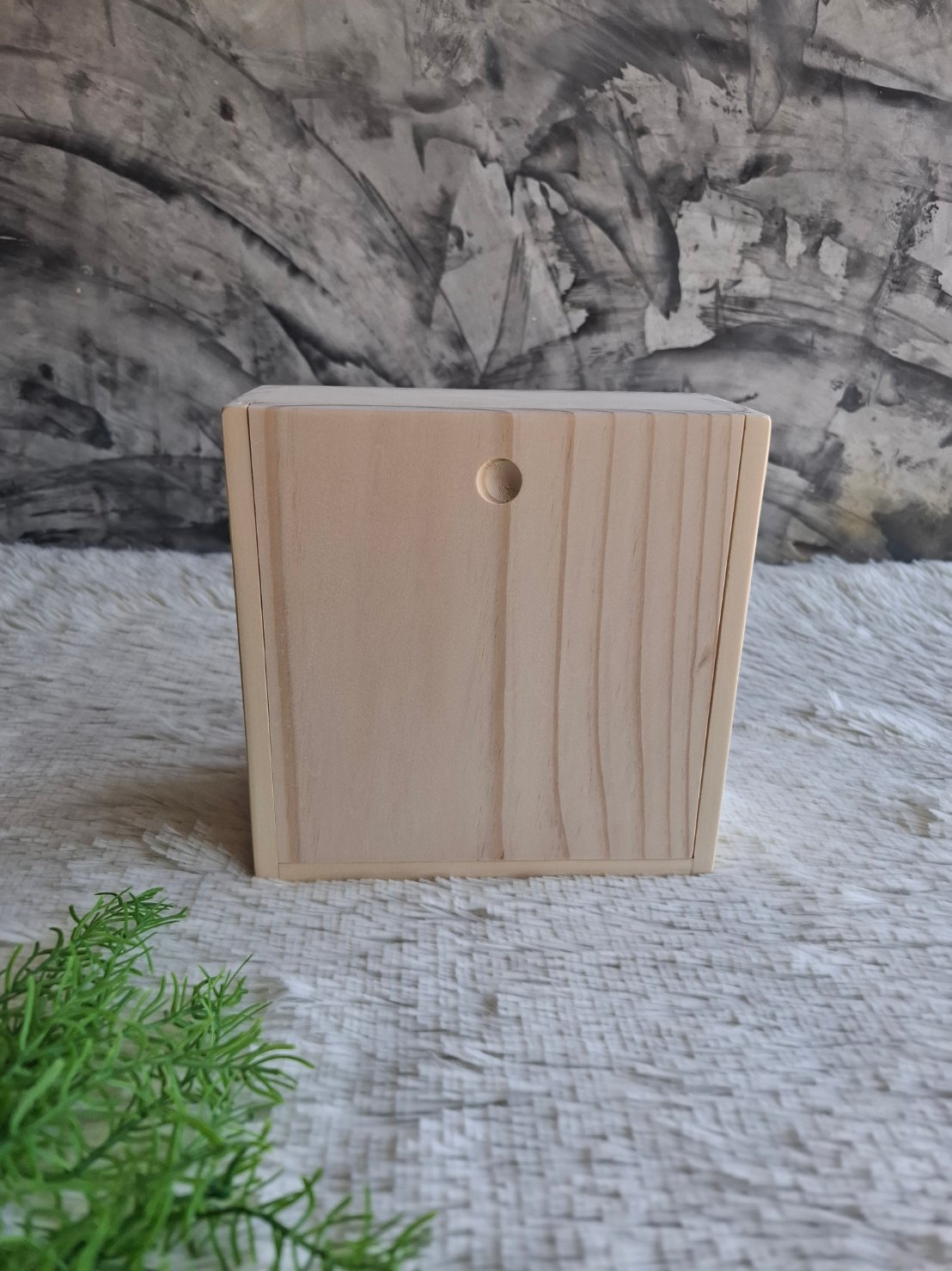 กล่องไม้สนฝาสไลด์