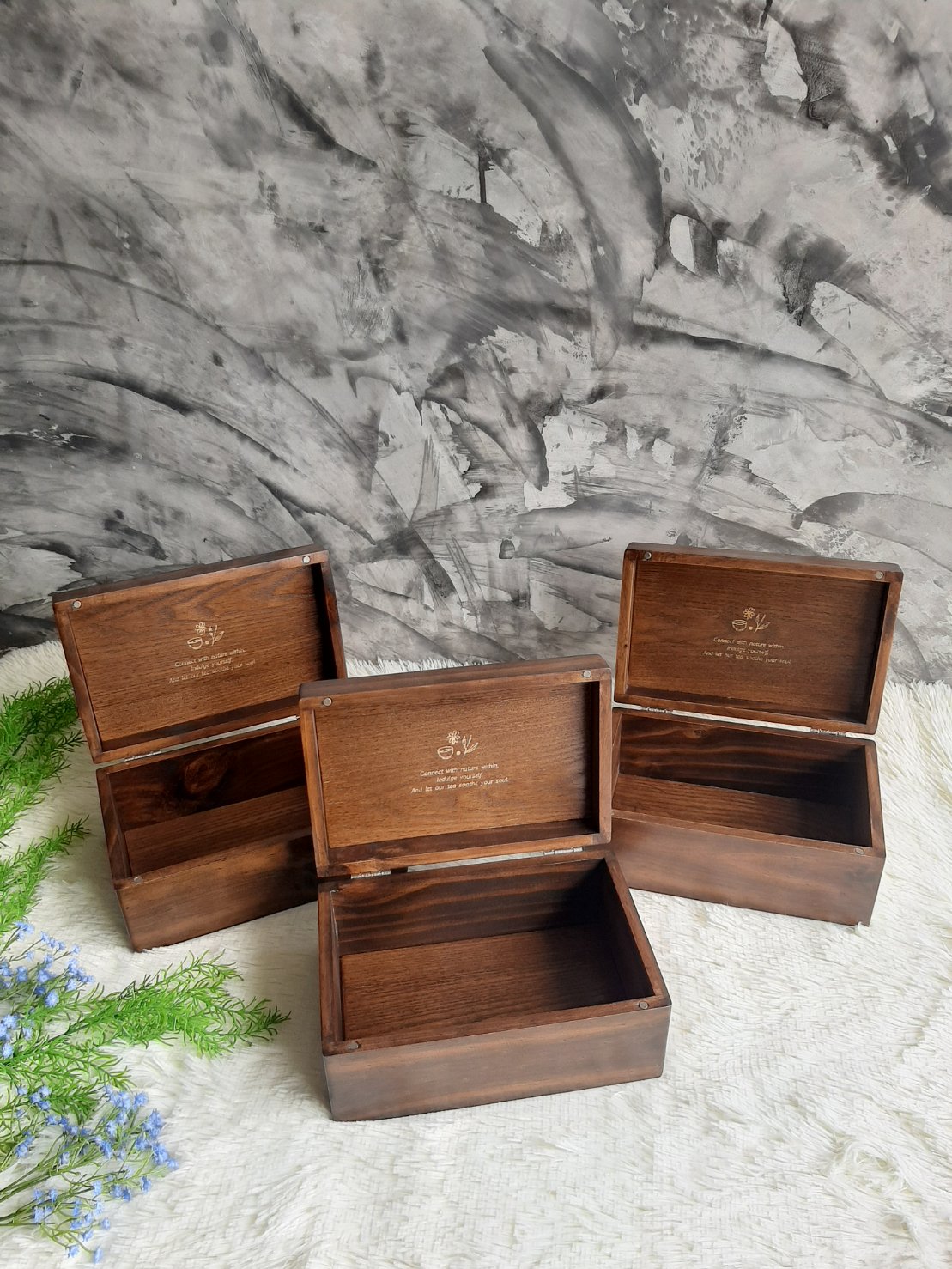 กล่องไม้ใส่ชา