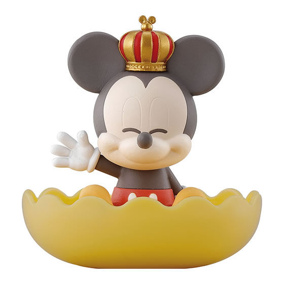 Disney Characters Gemries mini figure & Tray ขนาด 7 x 6 x 6 ซม. ตรงฐานวางของได้เล็กน้อย วางเครื่องประดับ คลิป ได้ มี 3 แบบให้เลือก