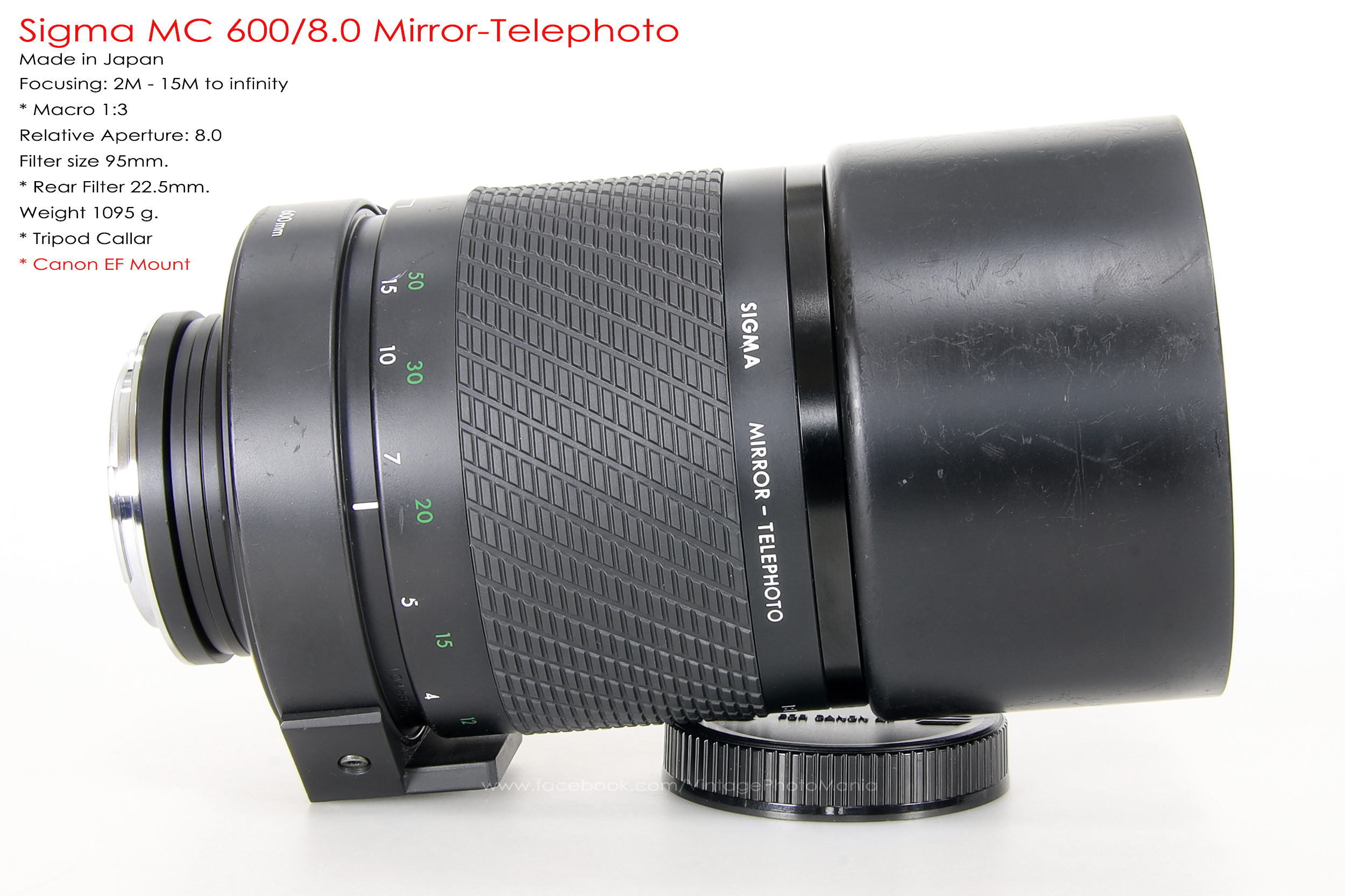 Sigma MC 600/8.0 Mirror Reflex *Canon EF Mount เลนส์ถ่ายไกลสุดๆโบเก้โดนัท