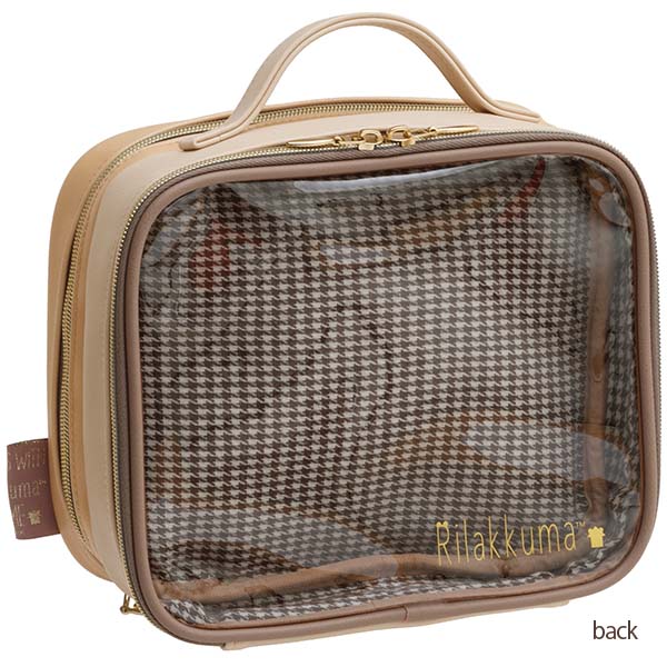 กระเป๋า Rilakkuma Always with Rilakkuma HOME Bag มีหลายช่อง มีหูหิ้ว ด้านหลังเป็นช่องใส ไว้โชว์ตุ๊กตาได้ ขนาด 20 x 23 x 10 ซม.