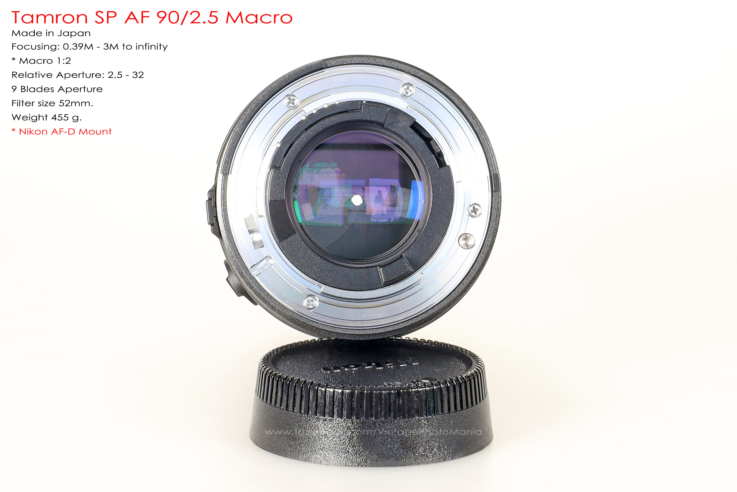 Tamron SP AF 90/2.5 Macro *Nikon AF-D Mount เลนส์มาโครพรอตเทรตสำหรับกล้อง Nikon DSLR