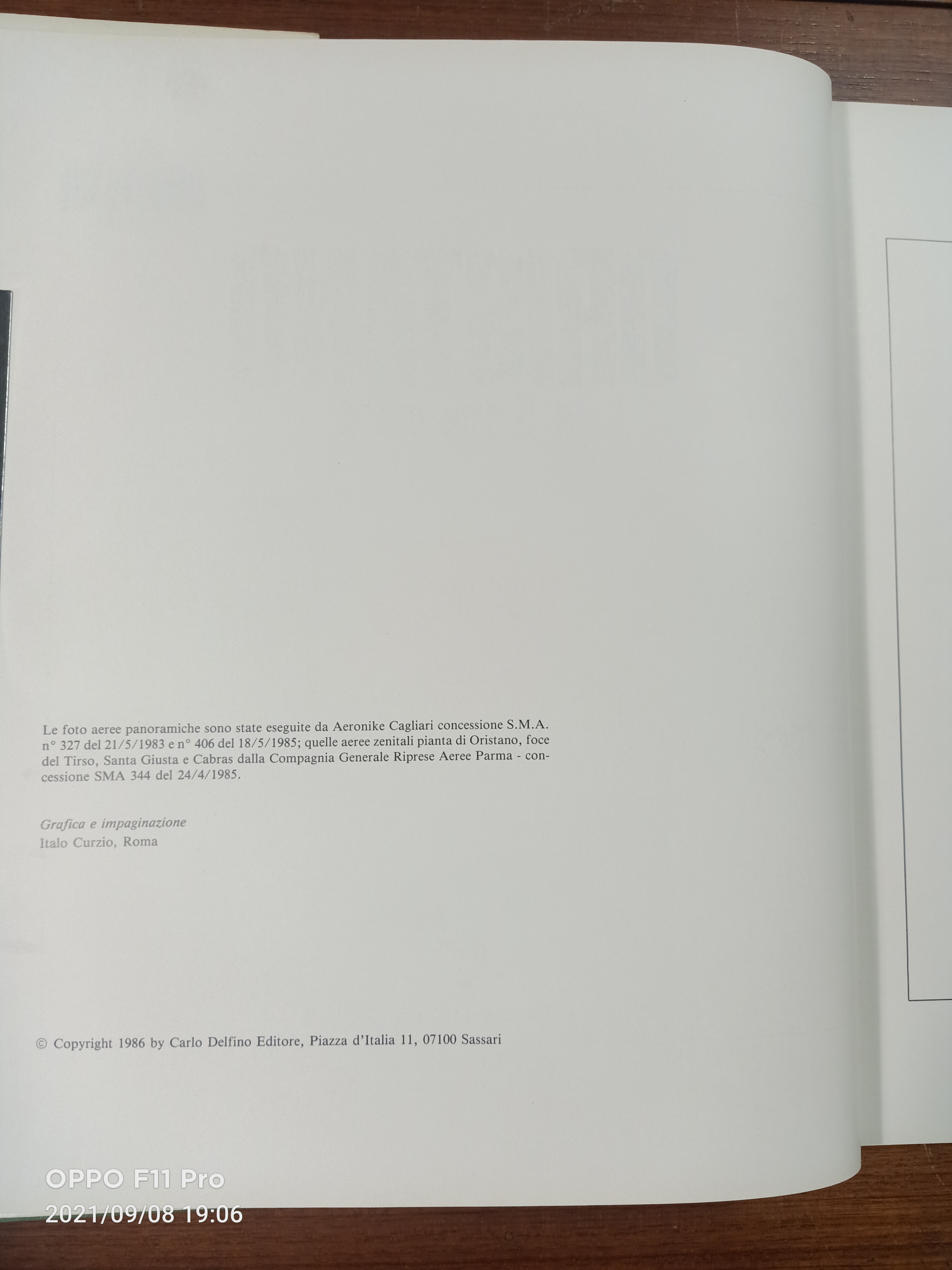 ORISTANO eil suo volto(หนังสือเล่มนี้สภาพไม่สมบรูณ์ด้านปกในตามรูปที่ถ่าย) / VICO MOSSA GIUSEPPE PAU