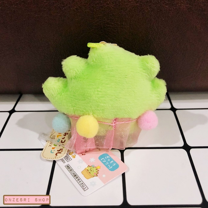 ตุ๊กตา Sumikko Gurashi Christmas 2020 ไซส์ SS แบบวัชพืชน้อย ขนาด 6 x 7 x 4.5 ซม.