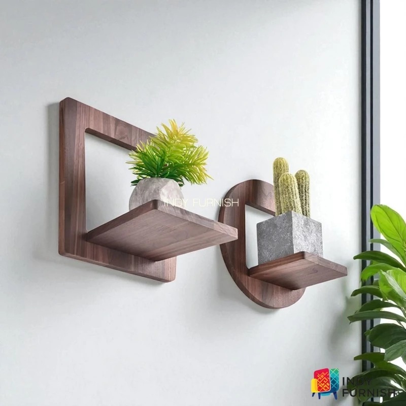 ชั้นวางต้นไม้ หิ้งพระ วางของ รุ่น Sata ไม้ยางพารา ( ราคา/1ชิ้น)