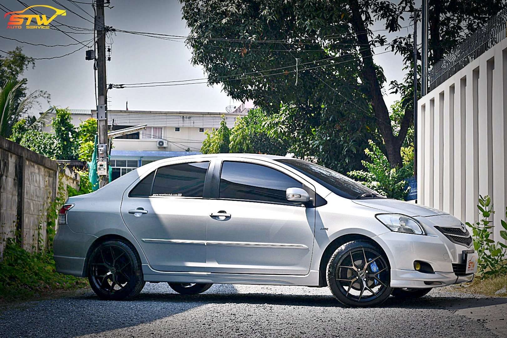 ล้อแม็กซ์ SSW S385 (ลายเขากวาง) ขอบ17นิ้ว ติดตั้งใส่ TOYOTA VIOS