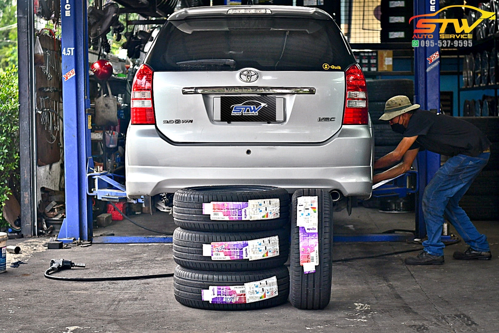 ยางใหม่ APOLLO Aspire 4G 215/55R17 94Y