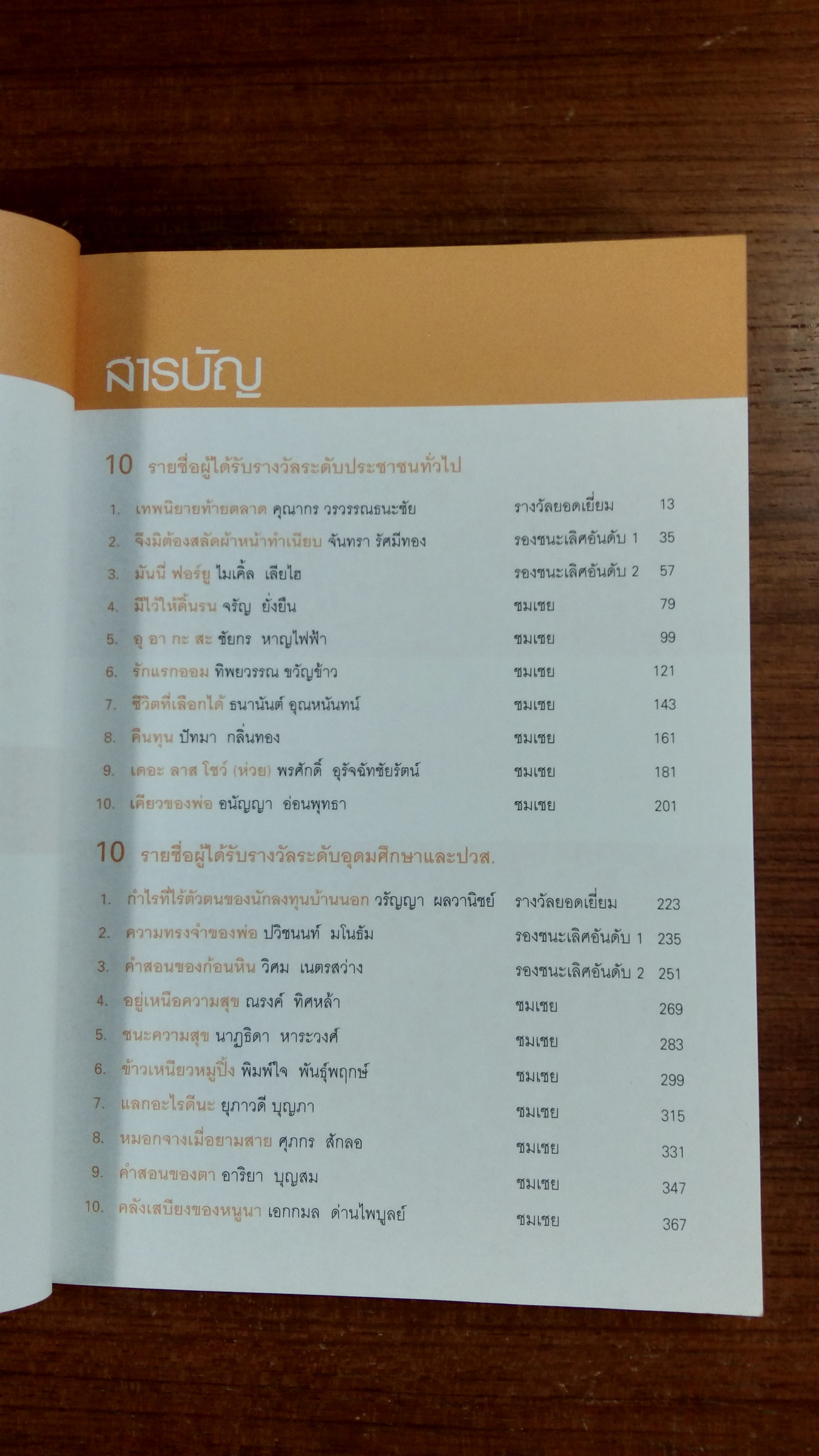 แสงฉายแห่งสายลม / รวมเรื่องสั้น